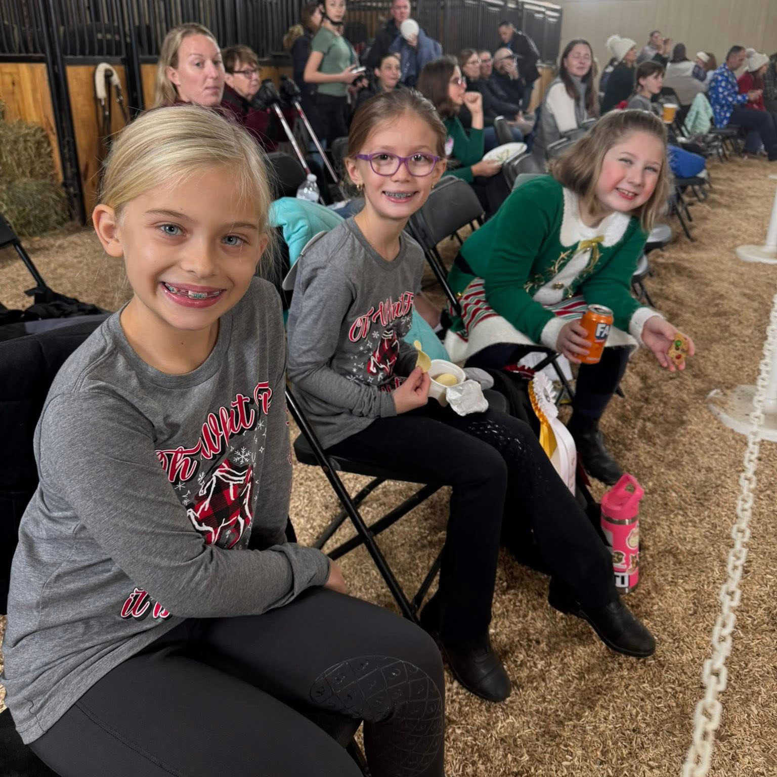 Some young riders waiting their turn